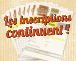 Attention : aucune inscription ne sera possible sur place !