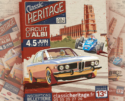 Découvrez l'affiche du 
Classic Heritage 2016 à Albi